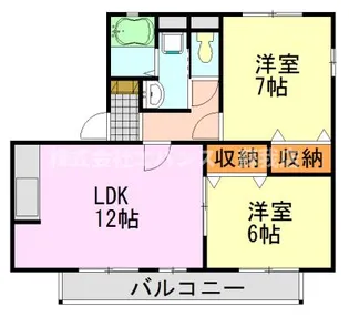 ルミエール【1階】の間取り
