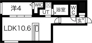 ラグナベルデ北9条【1階】の間取り
