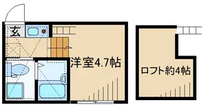 グランコンフォール武蔵小杉【2階】の間取り