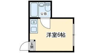 新大阪サンマンション1号棟【1階】の間取り