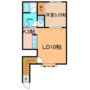 Pure Lady(ピュアレディ)【2階】の間取り