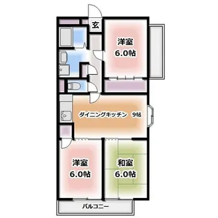 ニューコーポ稔台【4階】の間取り
