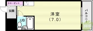 ベルウエスト【1階】の間取り