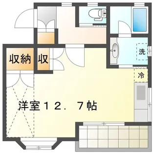 マイシティ高丘【2階】の間取り
