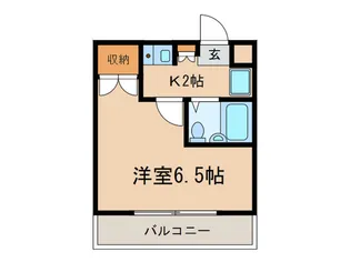 ユ-スハイツひらく【1階】の間取り