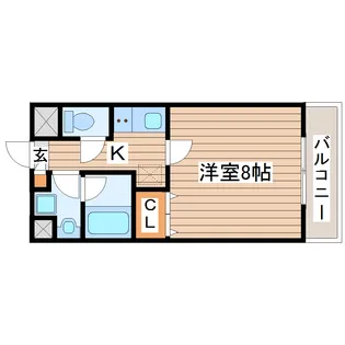 チュアリヒルズI【4階】の間取り