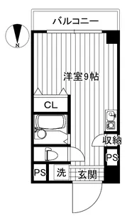 パークサイド多摩川【3階】の間取り