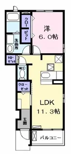 リアン (Lien)【1階】の間取り