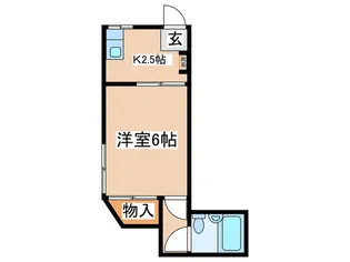 荻野荘【1階】の間取り