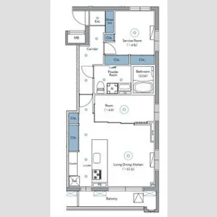 SYFORME NEXT IKEBUKURO WEST【5階】の間取り