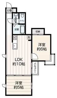 津田山ヒルテラス【1階】の間取り