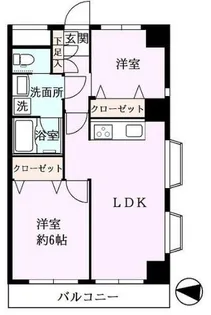 ライオンズマンション鉄砲洲第2【4階】の間取り