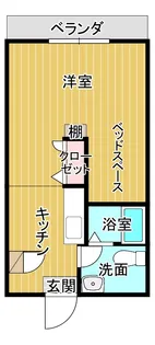 第5トマトビル【7階】の間取り