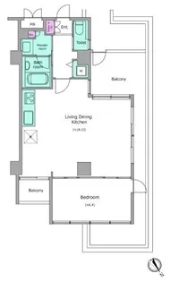 アーバンパーク代々木【6階】の間取り
