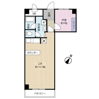 東建検見川マンションA棟【10階】の間取り