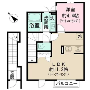 North Hill【2階】の間取り
