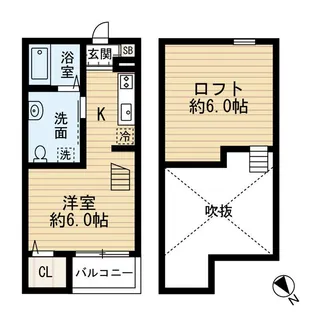 fleur堺(フルールサカイ)【2階】の間取り