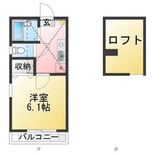 プリファード【2階】の間取り