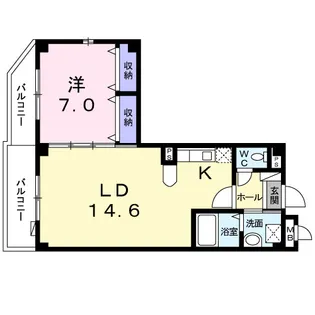 フェニックス赤松【3階】の間取り