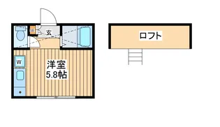 ジーエータウン白楽2【1階】の間取り