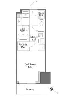 プライムメゾン中目黒【11階】の間取り