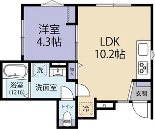 CHEST【1階】の間取り
