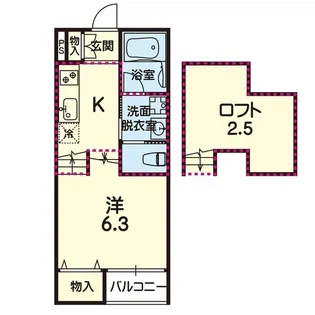 ステラ横手【1階】の間取り
