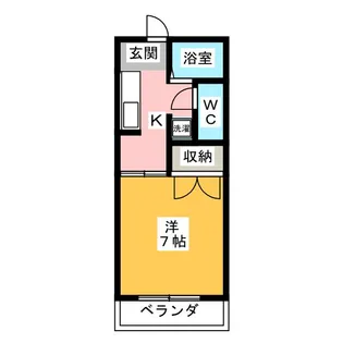 メゾンハピネス【1階】の間取り