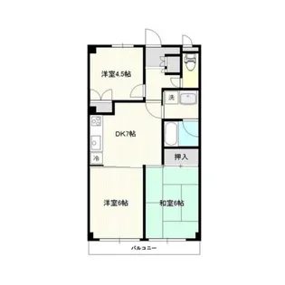 Brownie Hill【1階】の間取り