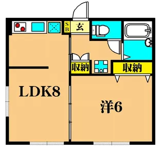 メゾン櫻井【2階】の間取り