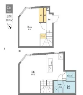 LEGALAND西新宿の間取り