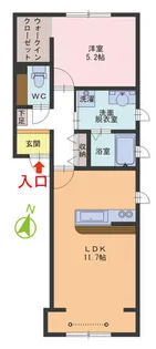 ルミエールさくら【2階】の間取り