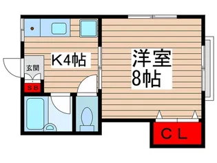 パークハイツ時田【1階】の間取り