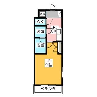 グリーンヴィレッジ名東【1階】の間取り