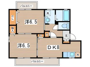 ディアス綱島1【2階】の間取り