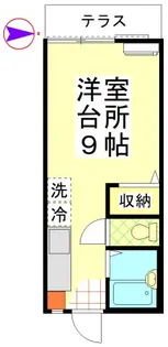 グルックハイム【1階】の間取り