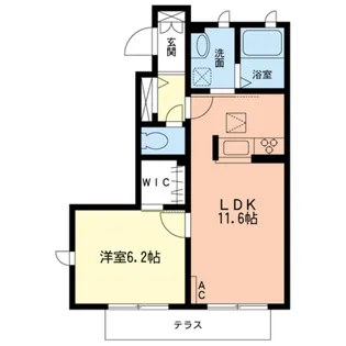 フェリシア【1階】の間取り