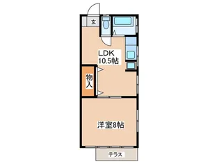 三栄ハウス【2階】の間取り