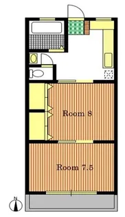 さくらハイツ【2階】の間取り