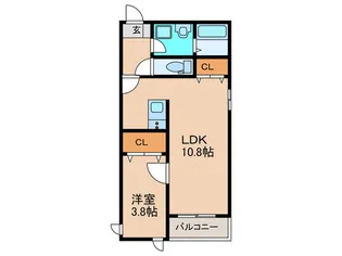 IL GRANDE春町【1階】の間取り