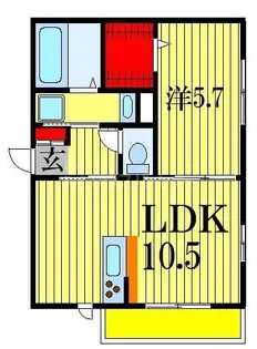 ディアコート【1階】の間取り
