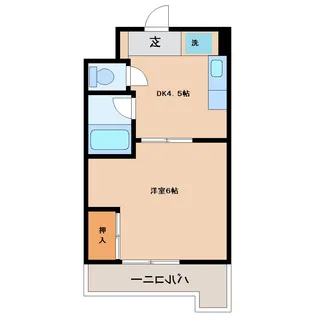 スローブハイム【1階】の間取り