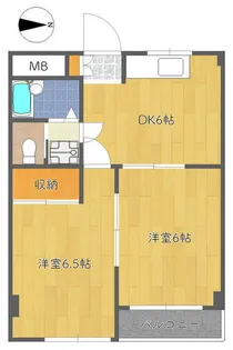 ポインセチア吉岡【1階】の間取り