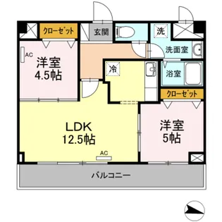 リブイル【5階】の間取り