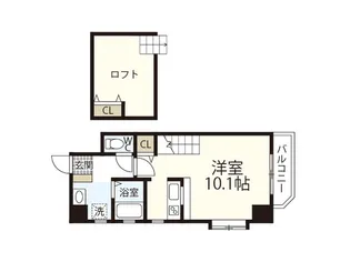 ARVADA B.L.D.【3階】の間取り