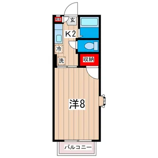 ポートピアI【1階】の間取り