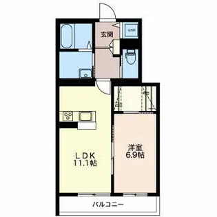 Bell Reve【3階】の間取り