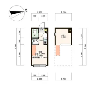 ラフォーレ中板橋【1階】の間取り