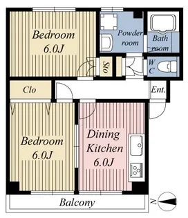 アンジュ・S【1階】の間取り