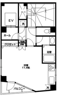 シティ大井町【5階】の間取り